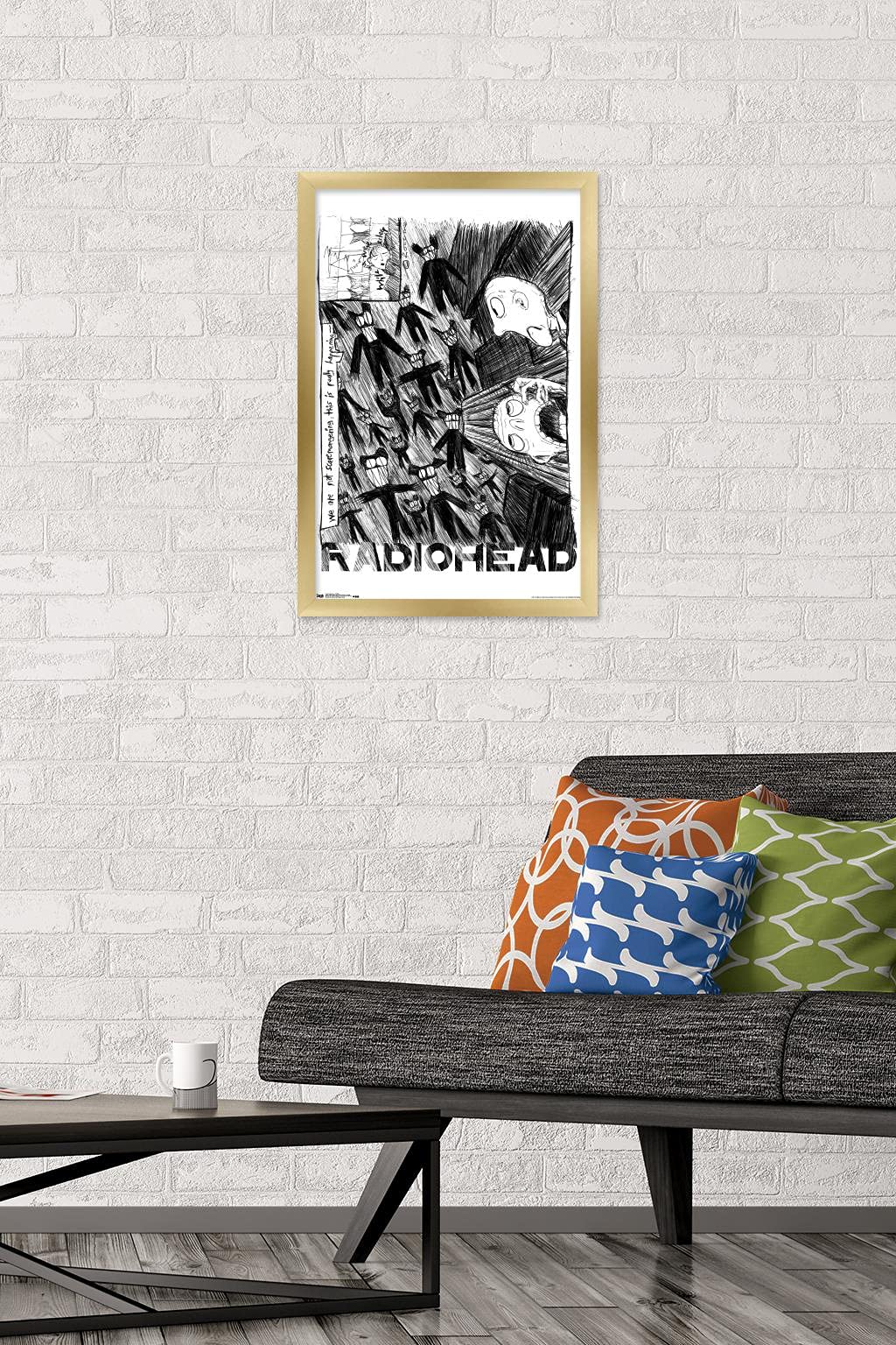 Amazon.com: Trends International Radiohead - Scribble Wall Poster